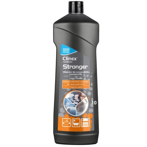 Mleczko do czyszczenia glazury stali urządzeń gastronomicznych CLINEX Stronger 750ML Mleczko do czyszczenia glazury stali urządzeń gastronomicznych CLINEX Stronger 750ML
