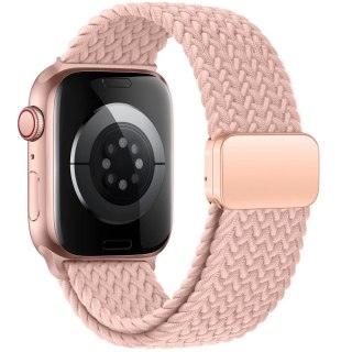 Pasek Tech-Protect Nylonmag do Apple Watch 4 / 5 / 6 / 7 / 8 / 9 / SE / Ultra 1 / 2 (42 / 44 / 45 / 49 mm) - różowy