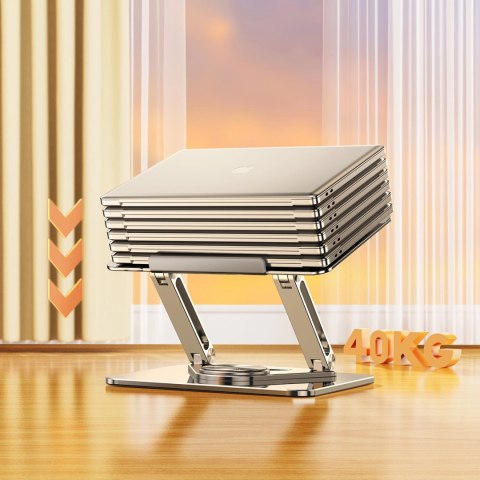 Podstawka pod laptopa, tablet Wozinsky WRS-CPY84SS aluminiowa + Gratis! podstawka do smartfona - srebrna Podstawka pod laptopa, tablet Wozinsky WRS-CPY84SS aluminiowa + Gratis! podstawka do smartfona - srebrna