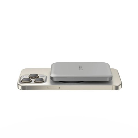 Powerbank Tech-Protect PB10 LifeMag MagSafe 5000 mAh - tytanowy Powerbank Tech-Protect PB10 LifeMag MagSafe 5000 mAh - tytanowy