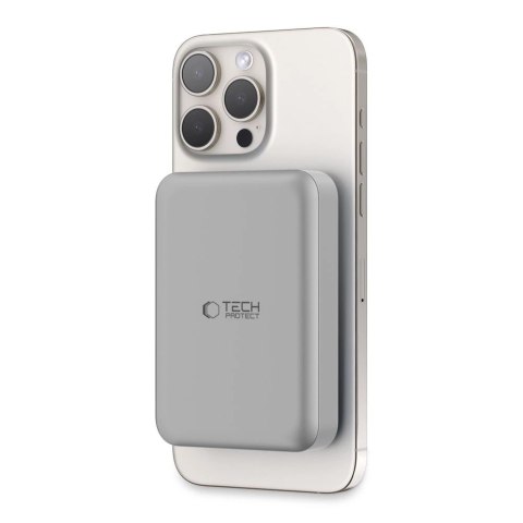 Powerbank Tech-Protect PB11 LifeMag MagSafe 10000 mAh - tytanowy
