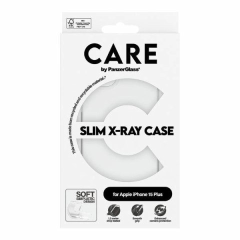 Etui CARE by PanzerGlass Slim X-Ray Case na iPhone 15 Plus - przezroczyste