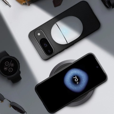 Etui Spigen Liquid Air na Google Pixel 9 / 9 Pro - czarne Etui Spigen Liquid Air na Google Pixel 9 / 9 Pro - czarne