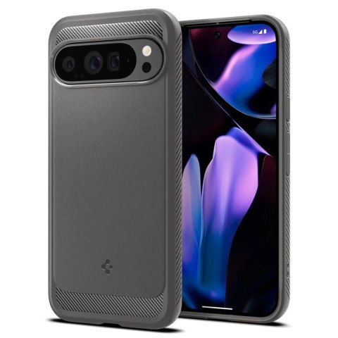 Etui Spigen Rugged Armor na Google Pixel 9 Pro XL - szare Etui Spigen Rugged Armor na Google Pixel 9 Pro XL - szare