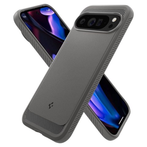 Etui Spigen Rugged Armor na Google Pixel 9 Pro XL - szare Etui Spigen Rugged Armor na Google Pixel 9 Pro XL - szare