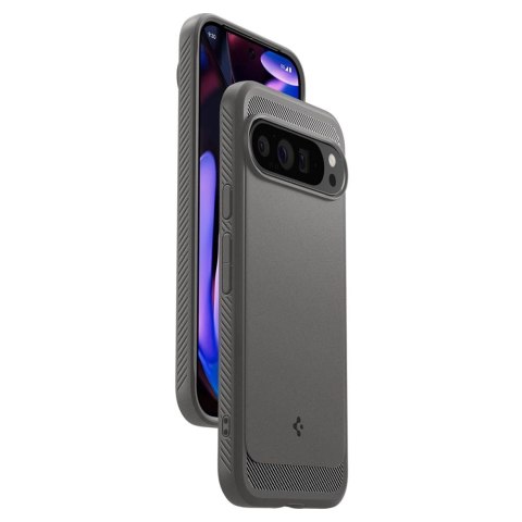 Etui Spigen Rugged Armor na Google Pixel 9 Pro XL - szare Etui Spigen Rugged Armor na Google Pixel 9 Pro XL - szare