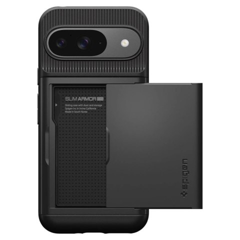 Etui Spigen Slim Armor CS na Google Pixel 9 / 9 Pro - czarne Etui Spigen Slim Armor CS na Google Pixel 9 / 9 Pro - czarne