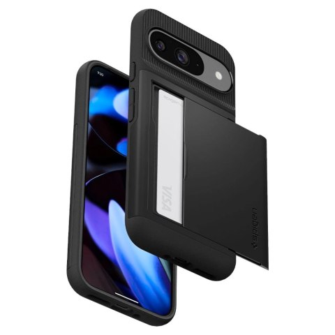 Etui Spigen Slim Armor CS na Google Pixel 9 / 9 Pro - czarne Etui Spigen Slim Armor CS na Google Pixel 9 / 9 Pro - czarne