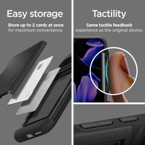 Etui Spigen Slim Armor CS na Google Pixel 9 Pro XL - czarne Etui Spigen Slim Armor CS na Google Pixel 9 Pro XL - czarne