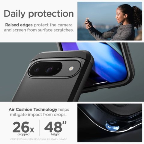 Etui Spigen Tough Armor na Google Pixel 9 / 9 Pro - czarne