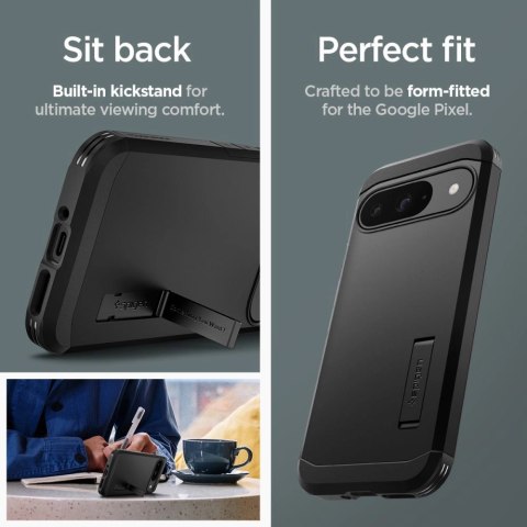 Etui Spigen Tough Armor na Google Pixel 9 / 9 Pro - czarne