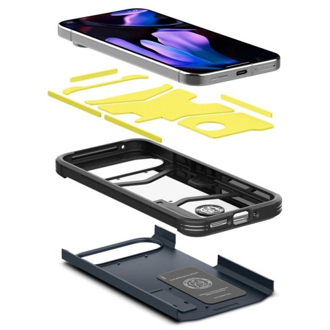 Etui Spigen Tough Armor na Google Pixel 9 / 9 Pro - grafitowe Etui Spigen Tough Armor na Google Pixel 9 / 9 Pro - grafitowe