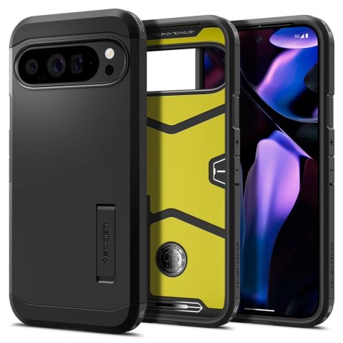 Etui Spigen Tough Armor na Google Pixel 9 Pro XL - czarne Etui Spigen Tough Armor na Google Pixel 9 Pro XL - czarne