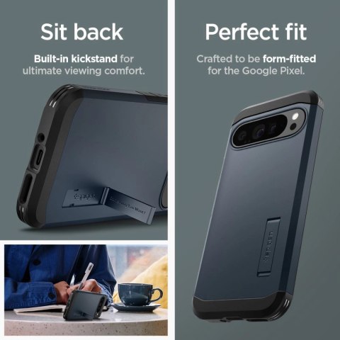 Etui Spigen Tough Armor na Google Pixel 9 Pro XL - grafitowe Etui Spigen Tough Armor na Google Pixel 9 Pro XL - grafitowe