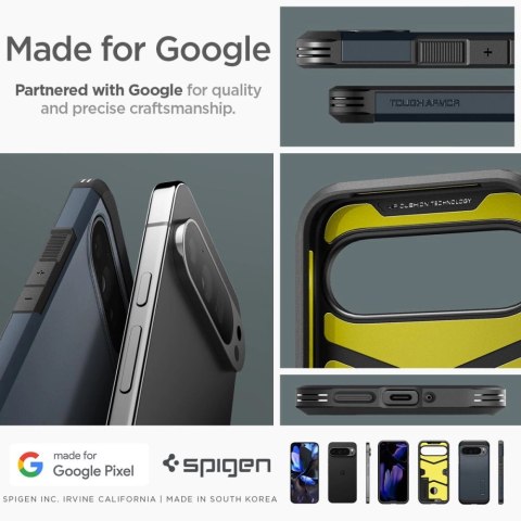 Etui Spigen Tough Armor na Google Pixel 9 Pro XL - grafitowe Etui Spigen Tough Armor na Google Pixel 9 Pro XL - grafitowe