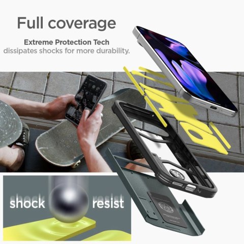 Etui Spigen Tough Armor na Google Pixel 9 Pro XL - zielone Etui Spigen Tough Armor na Google Pixel 9 Pro XL - zielone