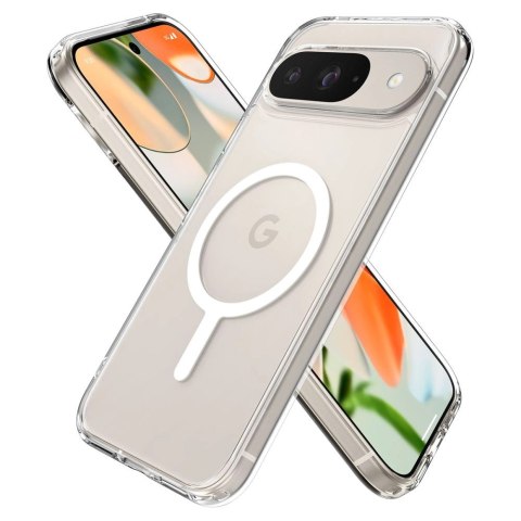Etui Spigen Ultra Hybrid OneTap Ring MagSafe Google Pixel 9 Pro - białe Etui Spigen Ultra Hybrid OneTap Ring MagSafe Google Pixel 9 Pro - białe