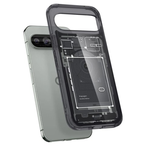 Etui Spigen Ultra Hybrid na Google Pixel 9 Pro XL - szare Etui Spigen Ultra Hybrid na Google Pixel 9 Pro XL - szare