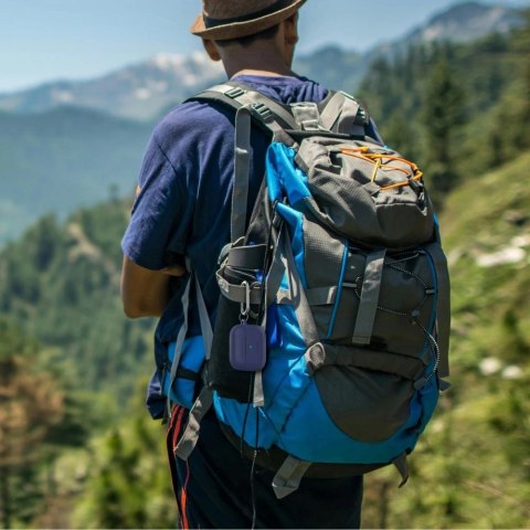 Etui Tech-Protect Silicone Hook na Apple AirPods Pro 1 / 2 - pomarańczowe