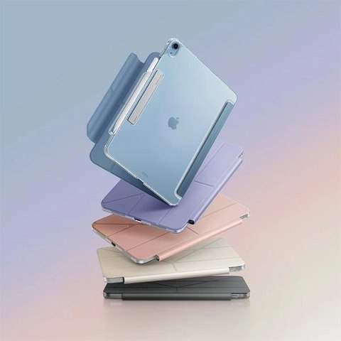 Etui UNIQ Camden Click na iPad Air 13" (2024) - niebieskie