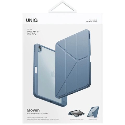 Etui UNIQ Moven na iPad Air 11" (2024) - niebieskie Etui UNIQ Moven na iPad Air 11" (2024) - niebieskie