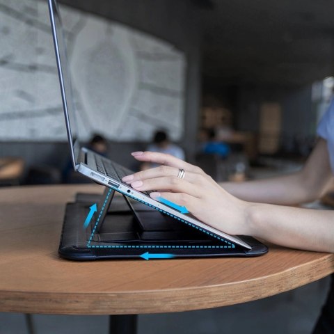 Pokrowiec Nillkin Versatile na laptopa do 14'' z podstawką i podkładką pod myszkę - szary Pokrowiec Nillkin Versatile na laptopa do 14'' z podstawką i podkładką pod myszkę - szary
