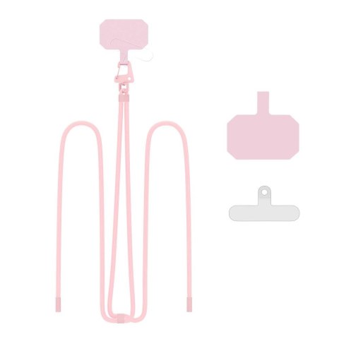 Smycz Tech-Protect C5S Rope Crossbody Strap - różowa