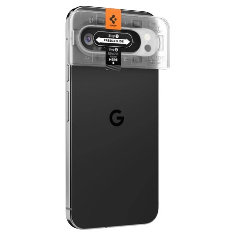 Szkło hartowane na aparat Spigen Optik.tR Ez Fit na Google Pixel 9 Pro XL (2-pak) Szkło hartowane na aparat Spigen Optik.tR Ez Fit na Google Pixel 9 Pro XL (2-pak)