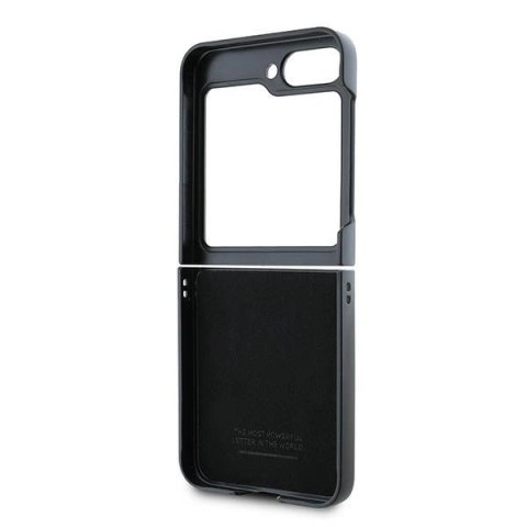 Etui BMW Carbon Blue Line na Samsung Galaxy Z Flip 6 - czarne