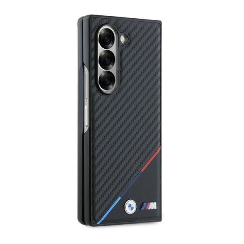 Etui BMW Carbon Tricolor na Samsung Galaxy Z Fold 6 - czarne Etui BMW Carbon Tricolor na Samsung Galaxy Z Fold 6 - czarne