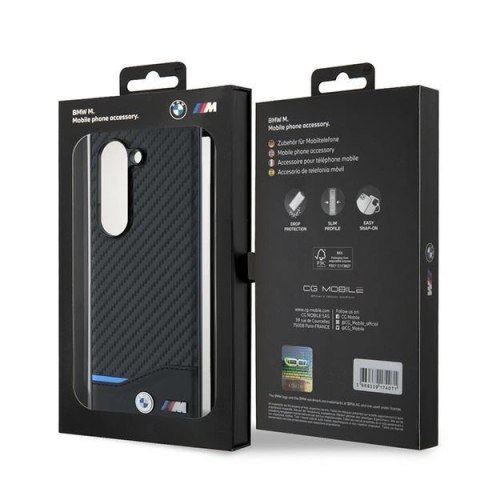 Etui BMW Magsafe Carbon na Samsung Galaxy Z Fold 6 - czarne Etui BMW Magsafe Carbon na Samsung Galaxy Z Fold 6 - czarne