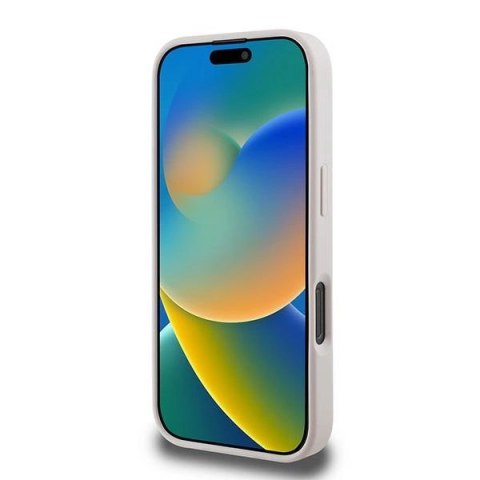 Etui Guess 4G Bottom Stripe na iPhone 16 Pro Max - różowe