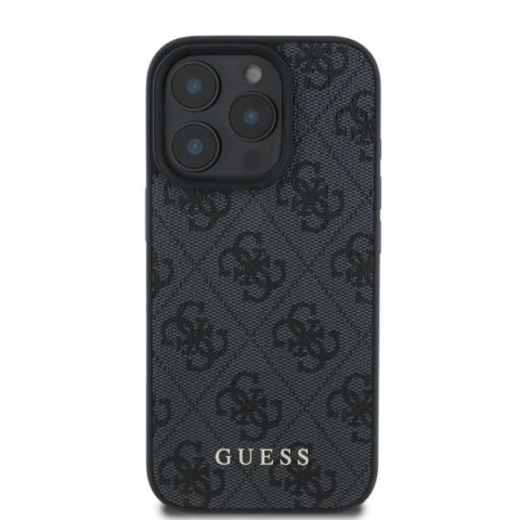 Etui Guess 4G Classic na iPhone 16 Pro - czarne