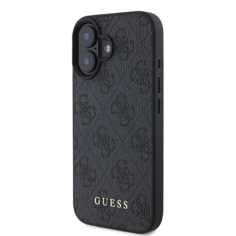 Etui Guess 4G Classic na iPhone 16 - czarny