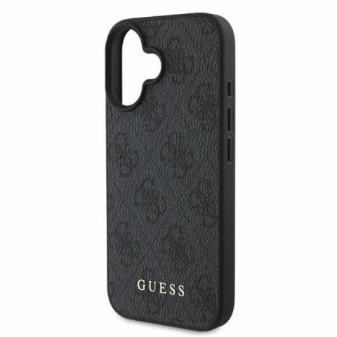 Etui Guess 4G Classic na iPhone 16 - czarny