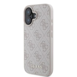 Etui Guess 4G Classic na iPhone 16 - różowe