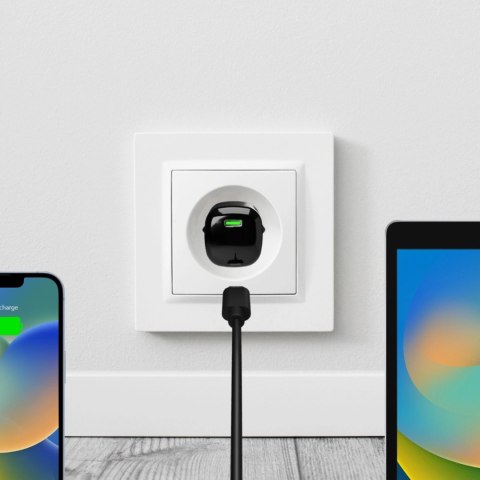 Ładowarka sieciowa Puro 20W GaN USB-C - czarna Ładowarka sieciowa Puro 20W GaN USB-C - czarna