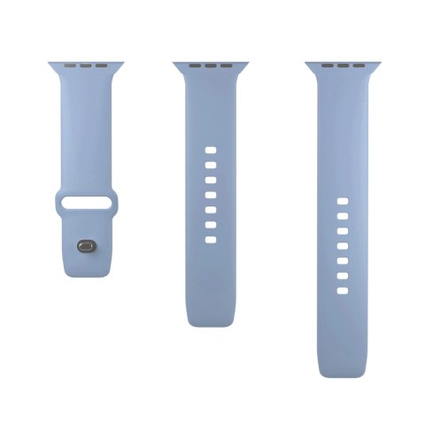 Pasek silikonowy Puro Icon do Apple Watch 38 / 40 / 41 mm - jasnoniebieski (2 szt.)