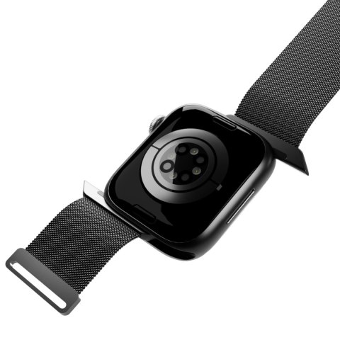 Pasek ze stali nierdzewnej Puro Milanese do Apple Watch 38 / 40 / 41 mm - czarny