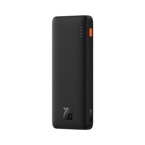 Powerbank Baseus Airpow 20W 10000mAh z kablem Baseus Simple Series USB-A - USB-C 30 cm - czarny Powerbank Baseus Airpow 20W 10000mAh z kablem Baseus Simple Series USB-A - USB-C 30 cm - czarny