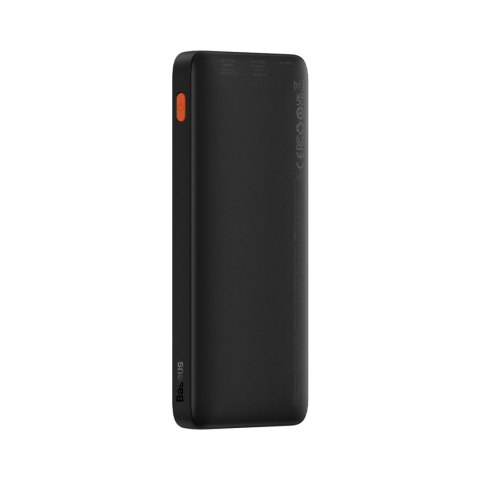 Powerbank Baseus Airpow 20W 10000mAh z kablem Baseus Simple Series USB-A - USB-C 30 cm - czarny Powerbank Baseus Airpow 20W 10000mAh z kablem Baseus Simple Series USB-A - USB-C 30 cm - czarny
