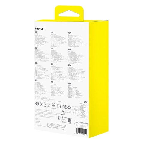 Powerbank Baseus Airpow 20W 20000mAh z białym kablem Baseus Simple Series USB-A - USB-C 50cm - niebieski Powerbank Baseus Airpow 20W 20000mAh z białym kablem Baseus Simple Series USB-A - USB-C 50cm - niebieski