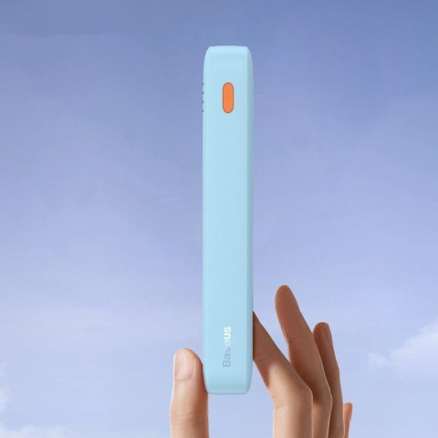 Powerbank Baseus Airpow 20W 20000mAh z białym kablem Baseus Simple Series USB-A - USB-C 50cm - niebieski Powerbank Baseus Airpow 20W 20000mAh z białym kablem Baseus Simple Series USB-A - USB-C 50cm - niebieski