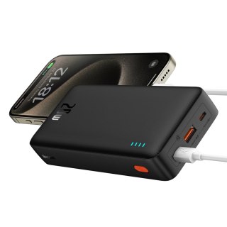Powerbank Baseus Airpow 20W 20000mAh z kablem Baseus Simple Series USB-A - USB-C 50cm - czarny
