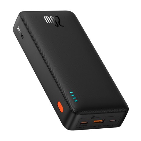 Powerbank Baseus Airpow 20W 20000mAh z kablem Baseus Simple Series USB-A - USB-C 50cm - czarny Powerbank Baseus Airpow 20W 20000mAh z kablem Baseus Simple Series USB-A - USB-C 50cm - czarny