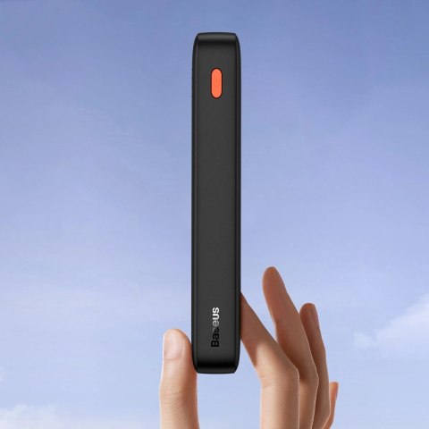 Powerbank Baseus Airpow 20W 20000mAh z kablem Baseus Simple Series USB-A - USB-C 50cm - czarny Powerbank Baseus Airpow 20W 20000mAh z kablem Baseus Simple Series USB-A - USB-C 50cm - czarny