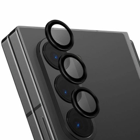 Szkło hartowane UNIQ Optix Auminium na obiektyw z aplikatorem na Samsung Galaxy Z Fold 6 - czarne Szkło hartowane UNIQ Optix Auminium na obiektyw z aplikatorem na Samsung Galaxy Z Fold 6 - czarne