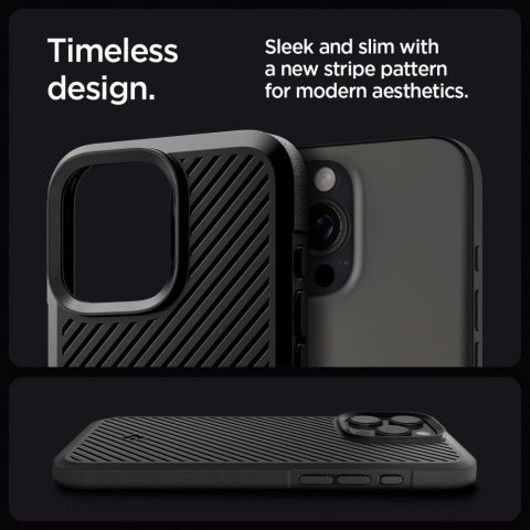 Etui Spigen Core Armor na iPhone 16 Pro Max - czarny mat Etui Spigen Core Armor na iPhone 16 Pro Max - czarny mat
