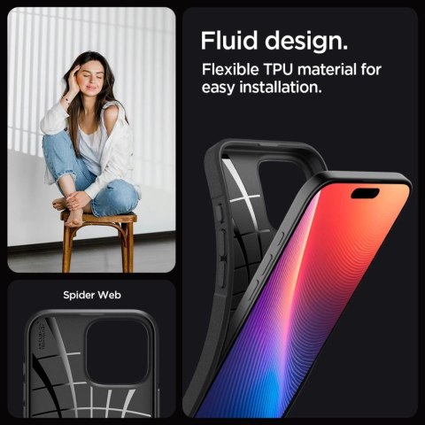Etui Spigen Core Armor na iPhone 16 Pro Max - czarny mat Etui Spigen Core Armor na iPhone 16 Pro Max - czarny mat