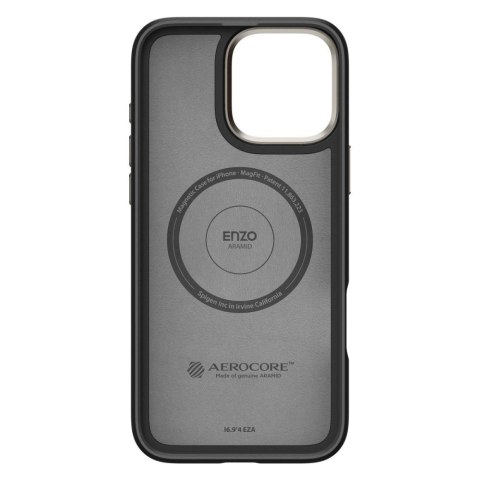 Etui Spigen Enzo Aramid Mag z MagSafe na iPhone 16 Pro - matowo-czarne Etui Spigen Enzo Aramid Mag z MagSafe na iPhone 16 Pro - matowo-czarne